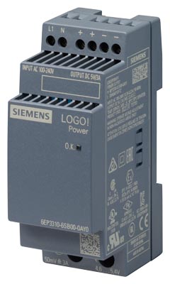 6EP3310-6SB00-0AY0 - Bộ nguồn LOGO!POWER 5 V / 3 A Stabilized