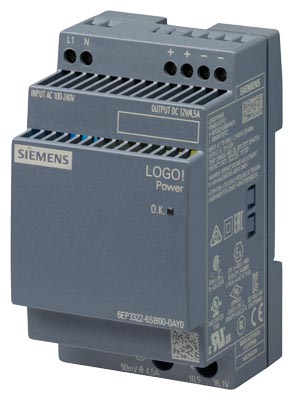6EP3322-6SB00-0AY0 - LOGO!POWER 12 V/4.5 A Regulated